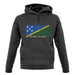 Solomon Islands  Barcode Style Flag unisex hoodie