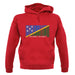 Solomon Islands  Barcode Style Flag unisex hoodie