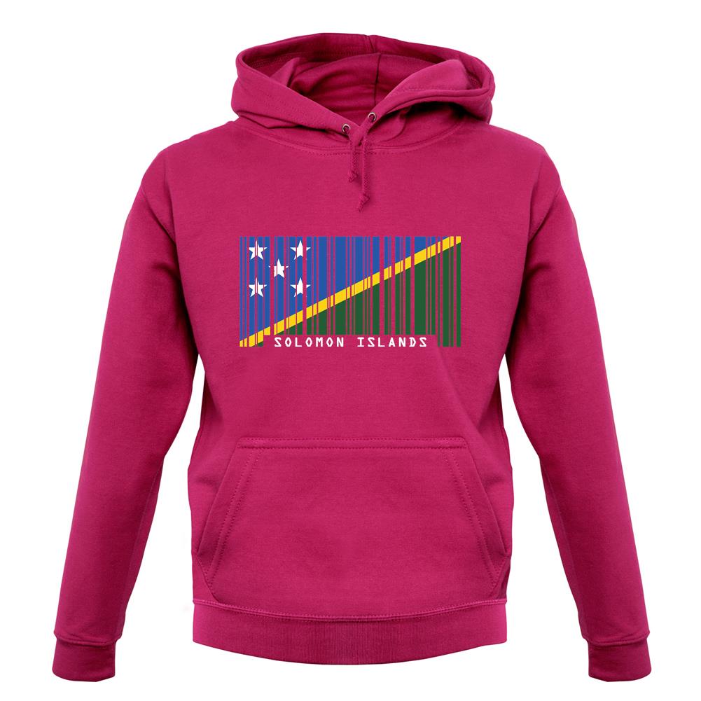 Solomon Islands  Barcode Style Flag unisex hoodie