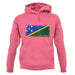 Solomon Islands Grunge Style Flag unisex hoodie