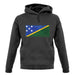 Solomon Islands Grunge Style Flag unisex hoodie