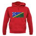 Solomon Islands Grunge Style Flag unisex hoodie