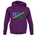 Solomon Islands Grunge Style Flag unisex hoodie