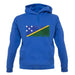 Solomon Islands Grunge Style Flag unisex hoodie