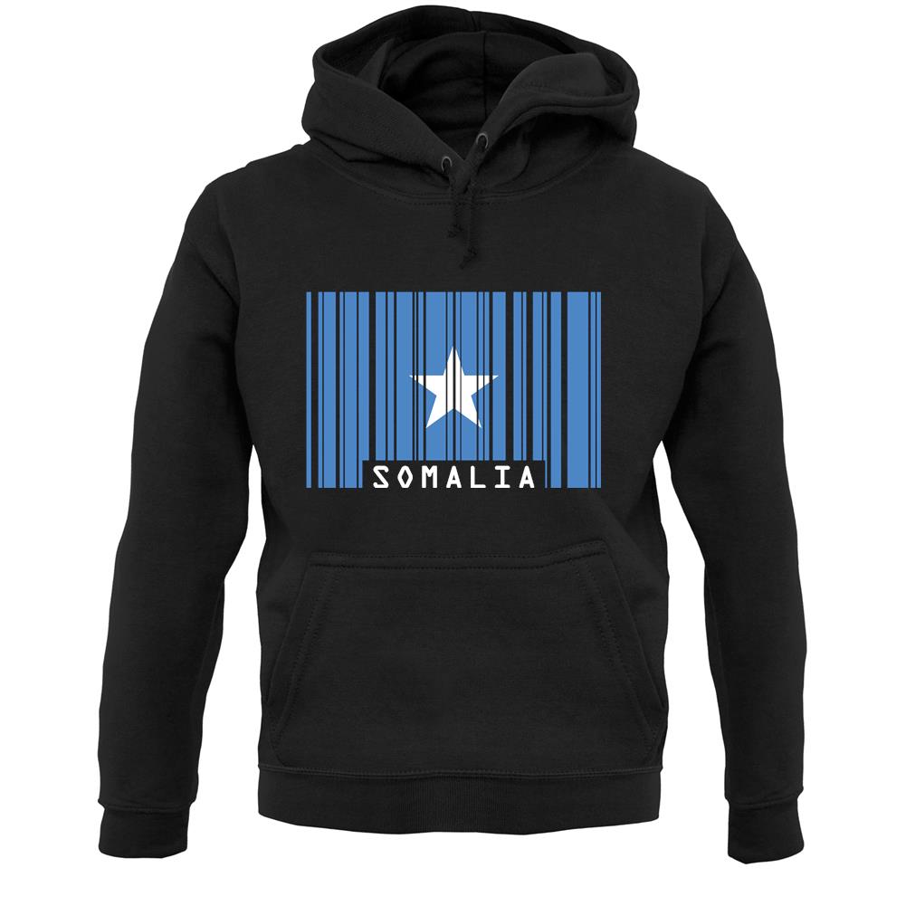 Somalia Barcode Style Flag Unisex Hoodie