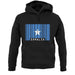 Somalia Barcode Style Flag unisex hoodie