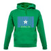 Somalia Barcode Style Flag unisex hoodie