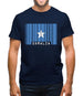 Somalia Barcode Style Flag Mens T-Shirt