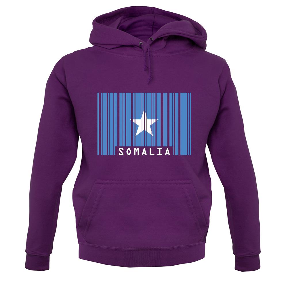 Somalia Barcode Style Flag unisex hoodie