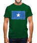 Somalia Grunge Style Flag Mens T-Shirt