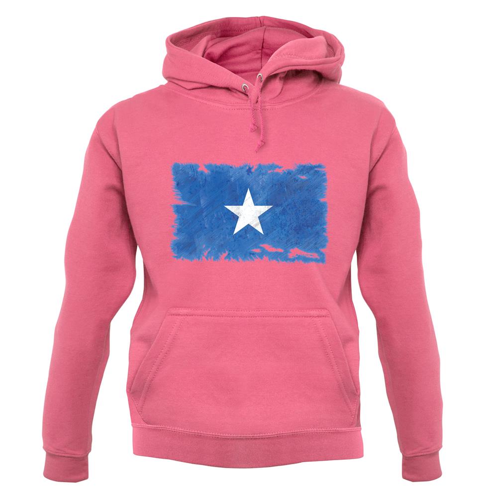 Somalia Grunge Style Flag unisex hoodie