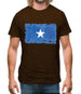 Somalia Grunge Style Flag Mens T-Shirt