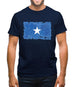 Somalia Grunge Style Flag Mens T-Shirt