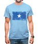 Somalia Grunge Style Flag Mens T-Shirt