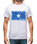 Somalia Grunge Style Flag Mens T-Shirt