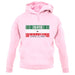 Somaliland Barcode Style Flag unisex hoodie