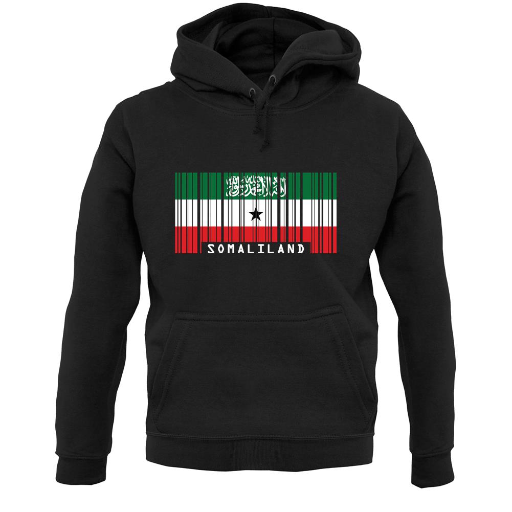 Somaliland Barcode Style Flag Unisex Hoodie