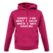 Sorry For What I Said When I Was Gaming Unisex Hoodie