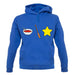 Soup Oar Star (Superstar) unisex hoodie