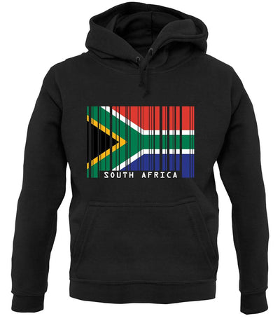 South Africa  Barcode Style Flag unisex hoodie