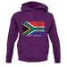 South Africa  Barcode Style Flag unisex hoodie
