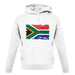 South Africa Grunge Style Flag unisex hoodie