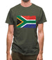 South Africa Grunge Style Flag Mens T-Shirt