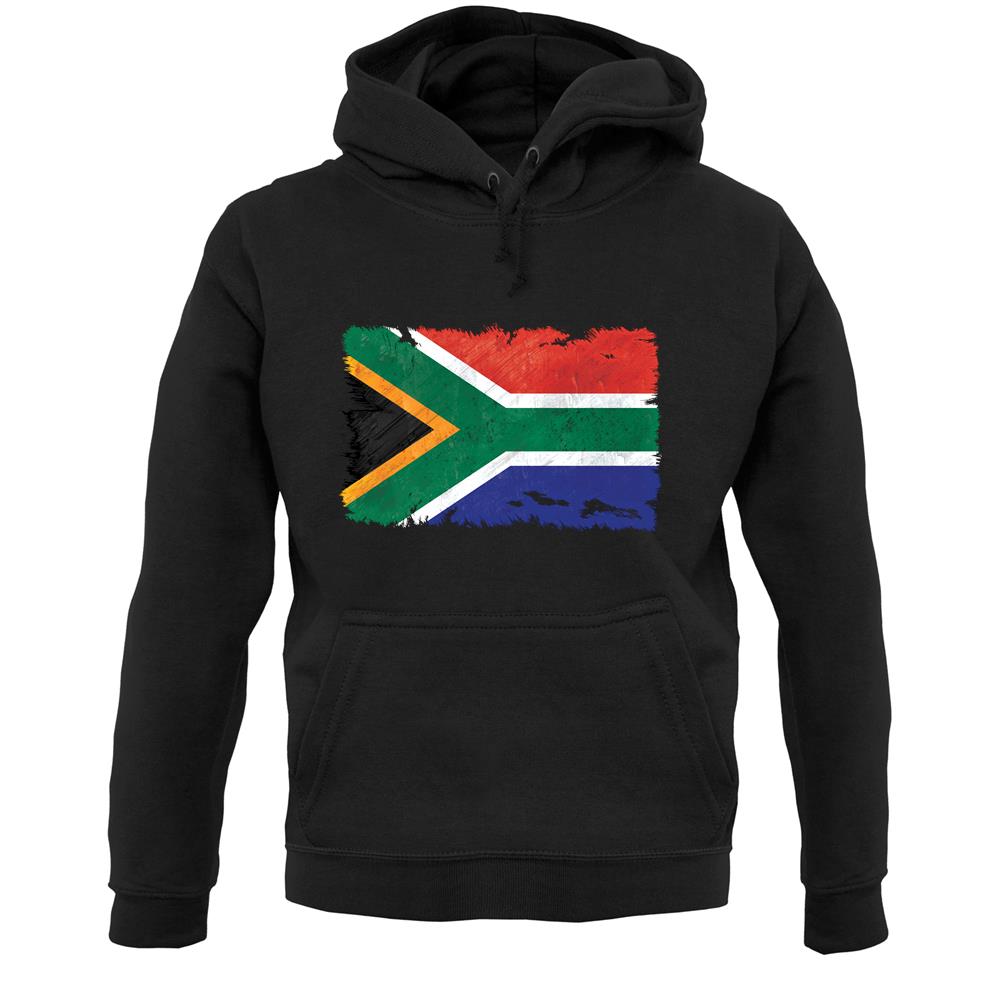 South Africa Grunge Style Flag Unisex Hoodie