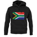 South Africa Grunge Style Flag unisex hoodie