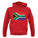 South Africa Grunge Style Flag unisex hoodie