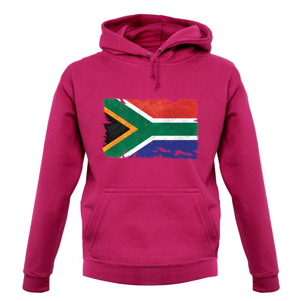 South Africa Grunge Style Flag unisex hoodie