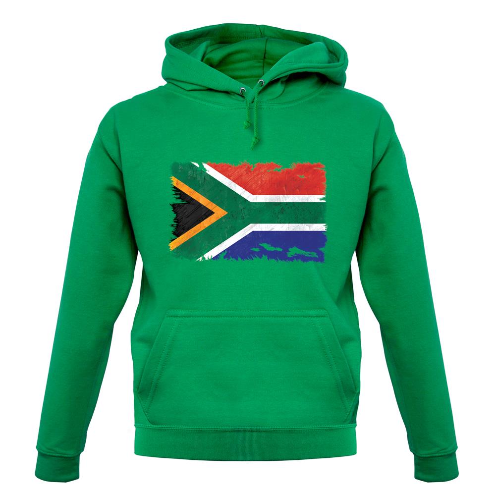 South Africa Grunge Style Flag unisex hoodie