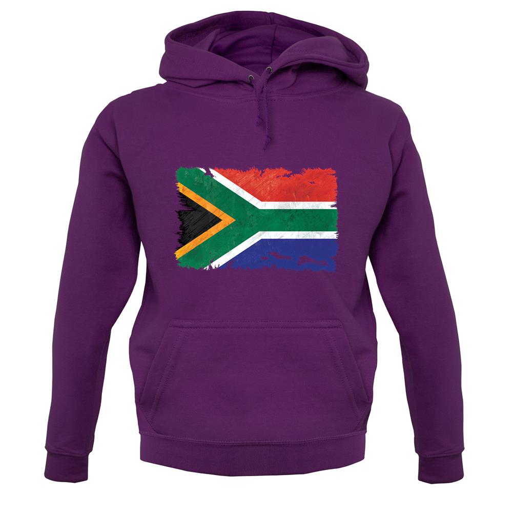 South Africa Grunge Style Flag unisex hoodie