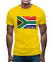 South Africa Grunge Style Flag Mens T-Shirt