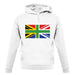South African Union Jack Flag unisex hoodie