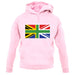 South African Union Jack Flag unisex hoodie