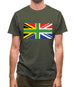 South African Union Jack Flag Mens T-Shirt