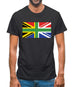 South African Union Jack Flag Mens T-Shirt