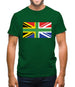 South African Union Jack Flag Mens T-Shirt