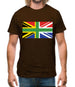 South African Union Jack Flag Mens T-Shirt