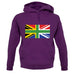 South African Union Jack Flag unisex hoodie