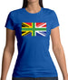 South African Union Jack Flag Womens T-Shirt