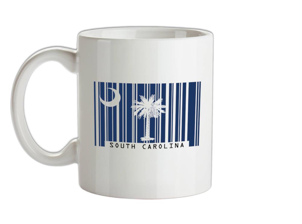 South Carolina Barcode Style Flag Ceramic Mug