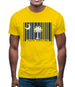 South Carolina  Barcode Style Flag Mens T-Shirt