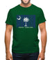 South Carolina  Barcode Style Flag Mens T-Shirt