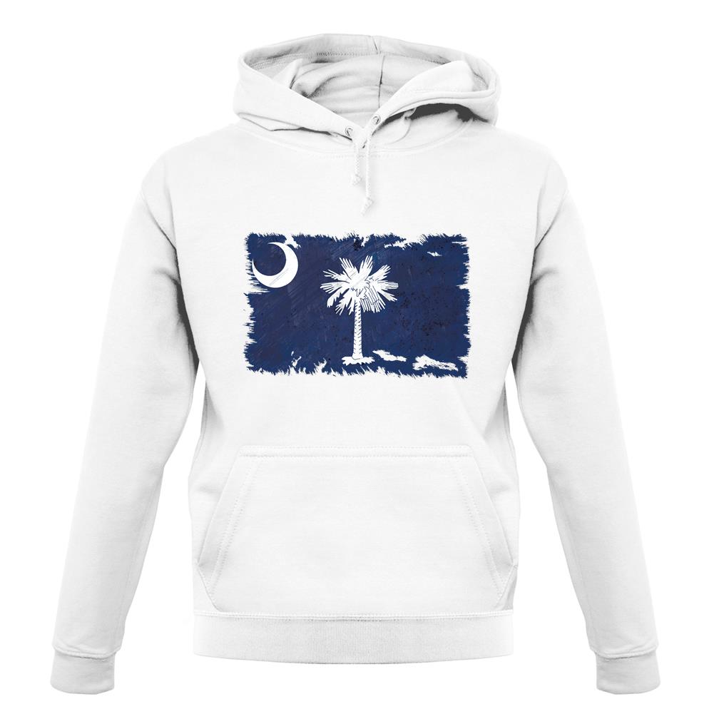 South Carolina Grunge Style Flag unisex hoodie