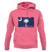 South Carolina Grunge Style Flag unisex hoodie