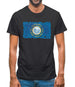 South Dakota Grunge Style Flag Mens T-Shirt