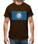 South Dakota Grunge Style Flag Mens T-Shirt