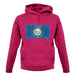 South Dakota Grunge Style Flag unisex hoodie